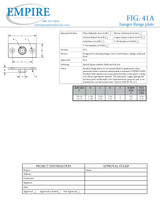 Fig. 41A Hanger Flange Plate Submittal