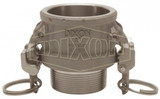 HAB300EZ - Cam & Groove Hastelloy Type B Coupler x Male NPT