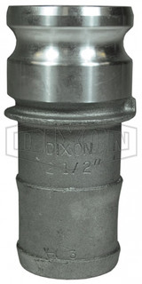 250-E-AL - Dixon Cam & Groove Type E Adapter x Hose Shank