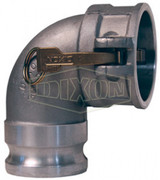 150DA-90AL - Dixon Type DA 90° Elbow Adapter x Coupler