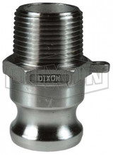 400-F-SS - Dixon Cam & Groove Type F Adapter x Male NPT