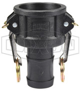 PPC150 - Glass-Filled Polypropylene Cam & Groove Type C Coupler x Hose Shank