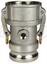 300DAT38SS - Dixon Cam & Groove Type DA Coupler x Adapter with Port
