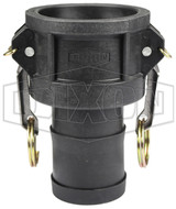 PPC200 - Glass-Filled Polypropylene Cam & Groove Type C Coupler x Hose Shank