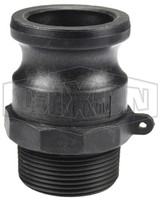PPF150 - Glass-Filled Polypropylene Cam & Groove/Camlock Type F Adapter x Male NPT