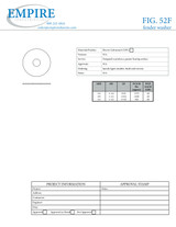 Fig. 52F Fender Washer Submittal