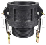 PPB200 - Glass-Filled Polypropylene Cam & Groove/Camlock Type B Coupler x Male NPT