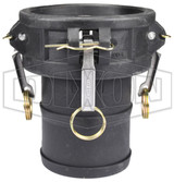 PPC400 - Glass-Filled Polypropylene Cam & Groove Type C Coupler x Hose Shank