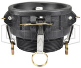 PPB400 - Glass-Filled Polypropylene Cam & Groove Type B Coupler x Male NPT