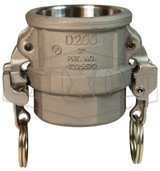 HAD150EZ - EZ Boss-Lock Cam & Groove Hastelloy Type D Coupler x Female NPT
