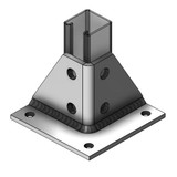 Fig. 9088PB Post Base For 1-5/8″ x 1-5/8″ Strut