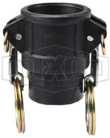 PPD75 - Glass-Filled Polypropylene Cam & Groove Type D Coupler x Female NPT