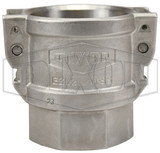 EZL150-D-SS - EZLink® Armless Cam & Groove Type D Coupler x Female NPT