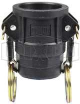 PPD100 - Glass-Filled Polypropylene Cam & Groove/Camlock Type D Coupler x Female NPT