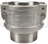 EZL150-B-SS - EZLink® Armless Cam & Groove Type B Coupler x Male NPT