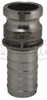 L300-E-SS - Vent-Lock® Safety Cam & Groove Type E Adapter