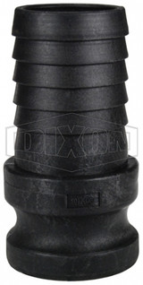 PPE300 - Glass-Filled Polypropylene Cam & Groove Type E Adapter x Hose Shank