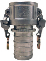 RC100CEZ - EZ Boss-Lock Cam & Groove/Camlock Type C Coupler x Hose Shank with Collar