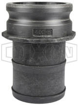PPE400 - Polypropylene Cam & Groove Type E Adapter x Hose Shank