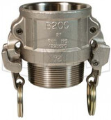 RB200EZ - EZ Boss-Lock Cam & Groove/Camlock Type B Coupler x Male NPT