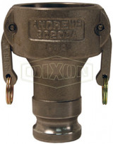 6040-DA-MI - Dixon Cam & Groove Reducing Type DA Coupler x Adapter