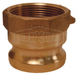 250-A-BR - Dixon Cam & Groove Type A Adapter x Female NPT
