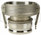 6040-DA-SS - Dixon Cam & Groove Reducing Type DA Coupler x Adapter