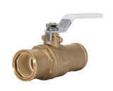 Lead Free Brass Ball Valve, Full Port, 2 Piece, CPVC Connection, Dezincification Resistant Brass, 150 WOG