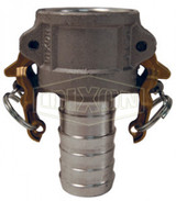 AC300 - Boss-Lock Cam & Groove Type C Coupler x Hose Shank