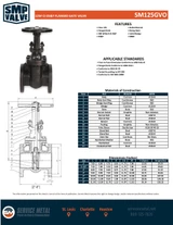 125# CI OS&Y Flanged Gate Valve 2 - 8" Data