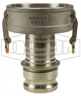 5040-DA-SS - Dixon Cam & Groove Jump Size Type DA Coupler x Adapter
