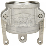 100-DC-SS - Dixon Cam & Groove Type DC Dust Cap