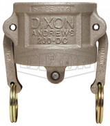 150-DC-AL - Dixon Cam & Groove Type DC Dust Cap