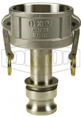 3015-DA-SS - Dixon Cam & Groove Jump Size Type DA Coupler x Adapter