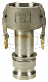 1510-DA-SS - Dixon Cam & Groove Jump Size Type DA Coupler x Adapter