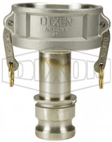 4025-DA-SS - Dixon Cam & Groove Jump Size Type DA Coupler x Adapter