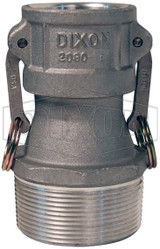 2030-B-AL - Dixon Cam & Groove Type B Jump Size Coupler x Male NPT