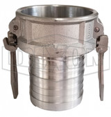 AC400EZP - EZ Boss-Lock Cam & Groove Type C Coupler x Hose Shank