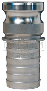 RE400NO - Boss-Lock Cam & Groove Notched Type E Adapter x Hose Shank