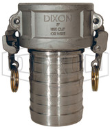 RC300EZCR - EZ Boss-Lock Cam & Groove/Camlock Type C Coupler x Hose Shank
