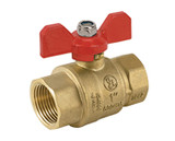Brass Ball Valve, Full Port, 2 Piece, Threaded Connection, 600 WOG