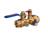 Integrated Ball Valve with Memory Stop, Union, Fixed Orifice Venturi, PT Ports, 600 WOG