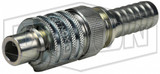 N4S6-ZLS - Dix-Lock® N-Series Interchange Male End x Hose Barb Safety-Lock Plug