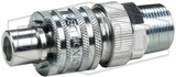 N4M6-ZLS - Dix-Lock® N-Series Interchange Male Head x Male Threaded Safety-Lock End Plug