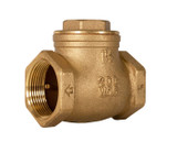 Brass Horizontal Swing Check Valve, Threaded Connection, 200 WOG