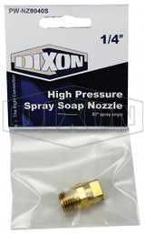 PW-NZ8040S - High Pressure Spray Soap Nozzle - Retail Packaged