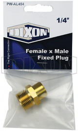 PW-AL454 - Female x Male Fixed Plug - Retail Packaged