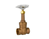 Lead Free Bronze Rising Stem Gate Valve, Solder Connection, 300 CWP