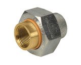 Lead Free Brass Dielectric Union, FIP x FIP Connection, 250 PSI
