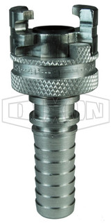 4PS6-S - Dual-Lock P-Series Thor Interchange Hose Barb Coupler
